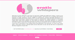 Desktop Screenshot of eroticwhispers.com