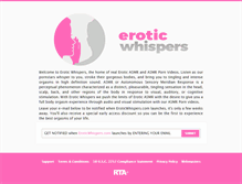 Tablet Screenshot of eroticwhispers.com